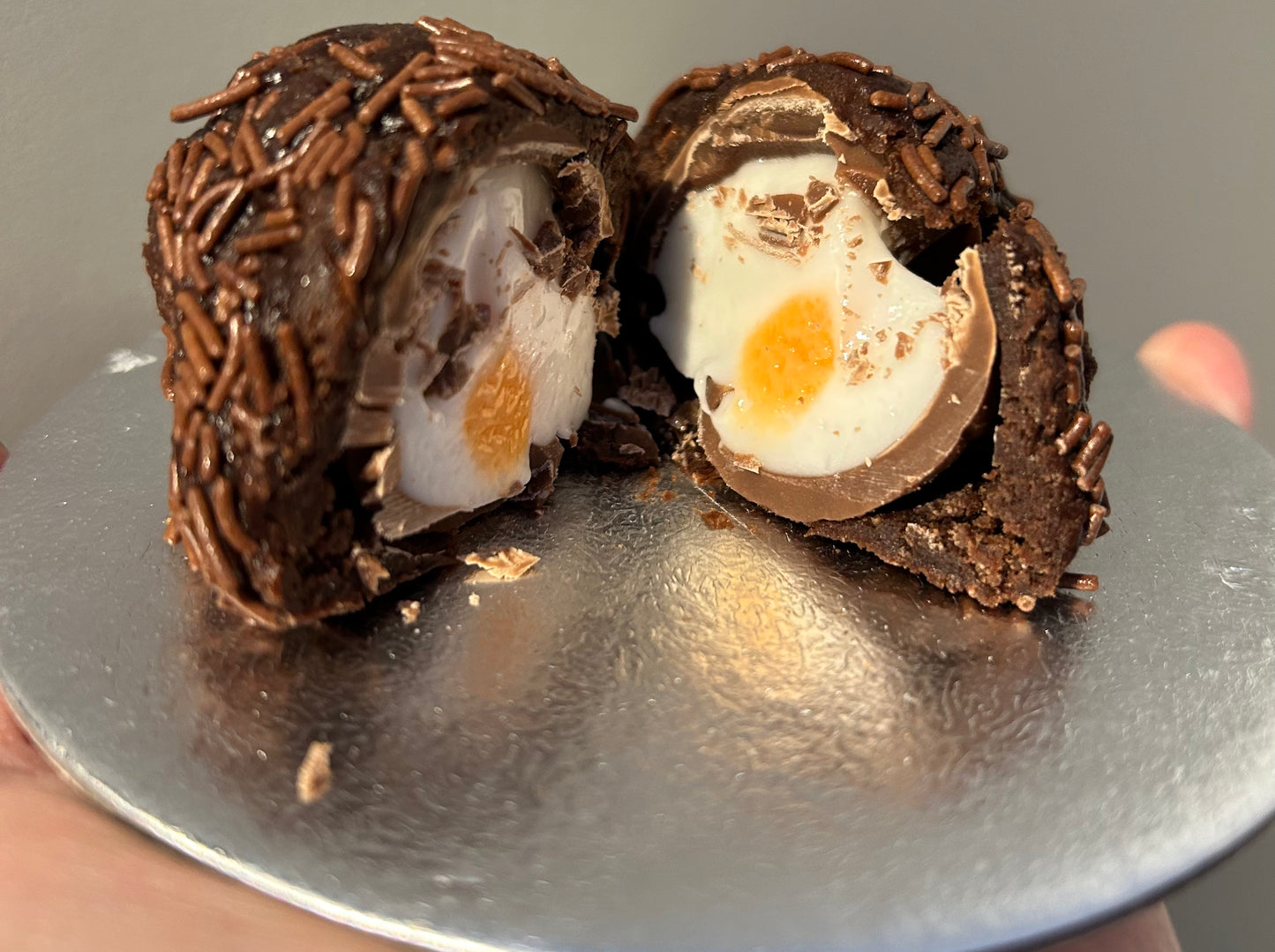Scotch egg creme eggs