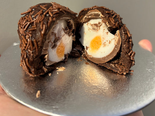 Scotch egg creme eggs