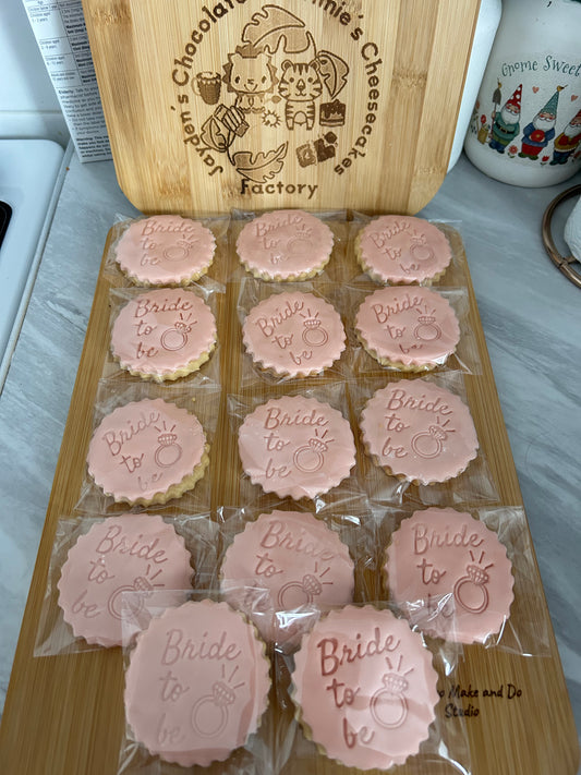 Bride to be biscuits