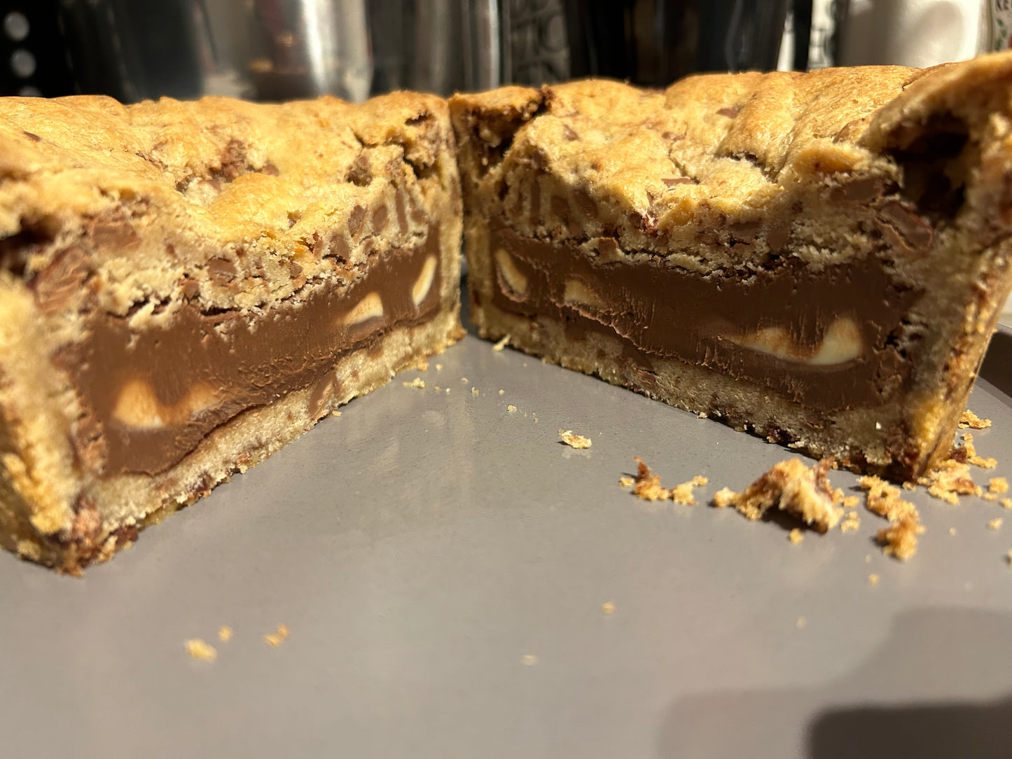 Kinder cookie pie