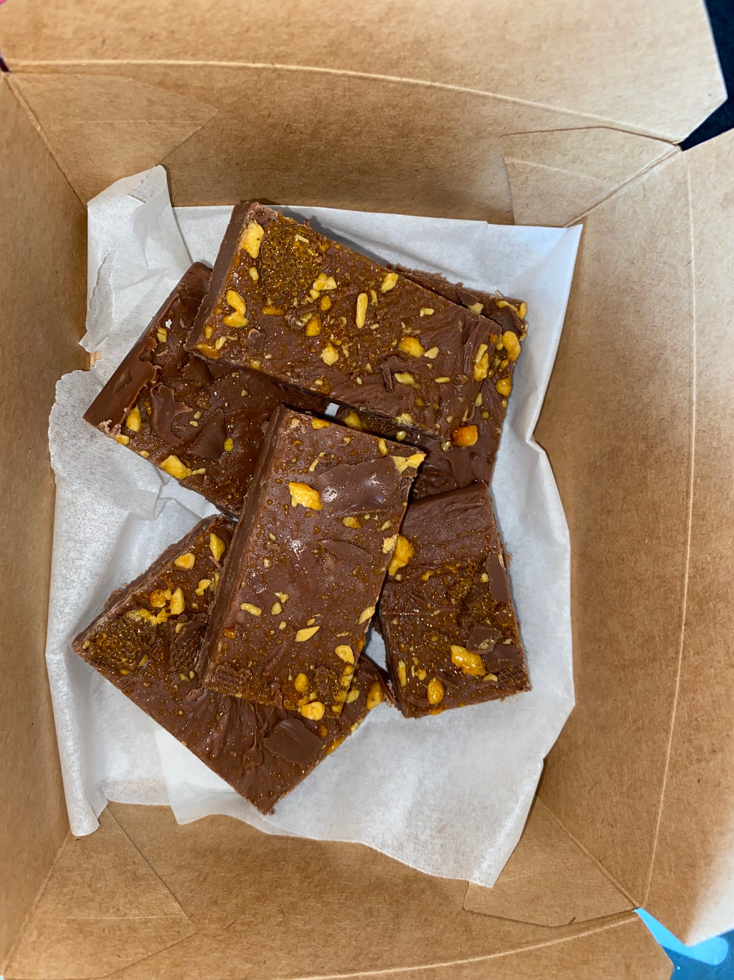 Crunchie fudge