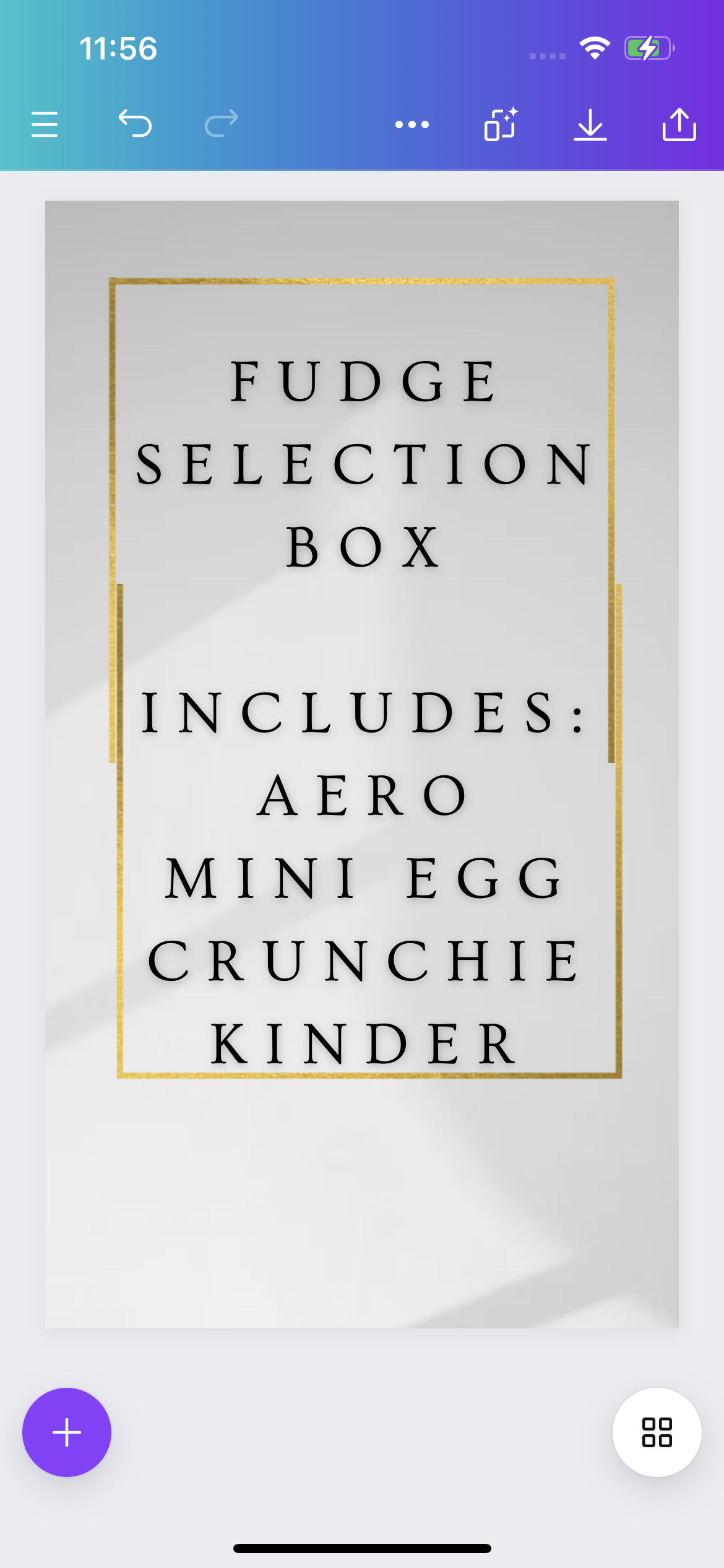 Fudge selections box