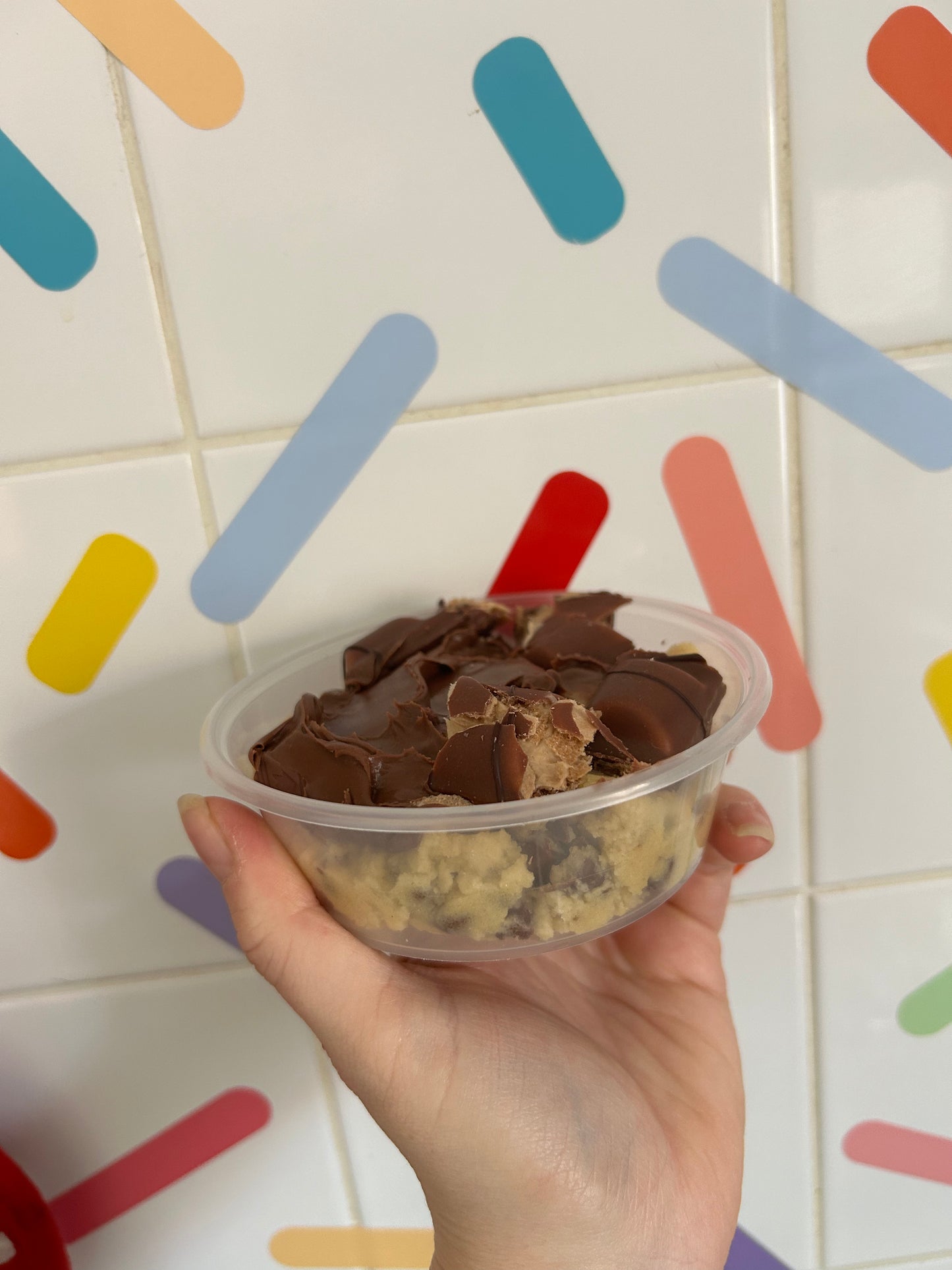 Edible loaded cookie dough