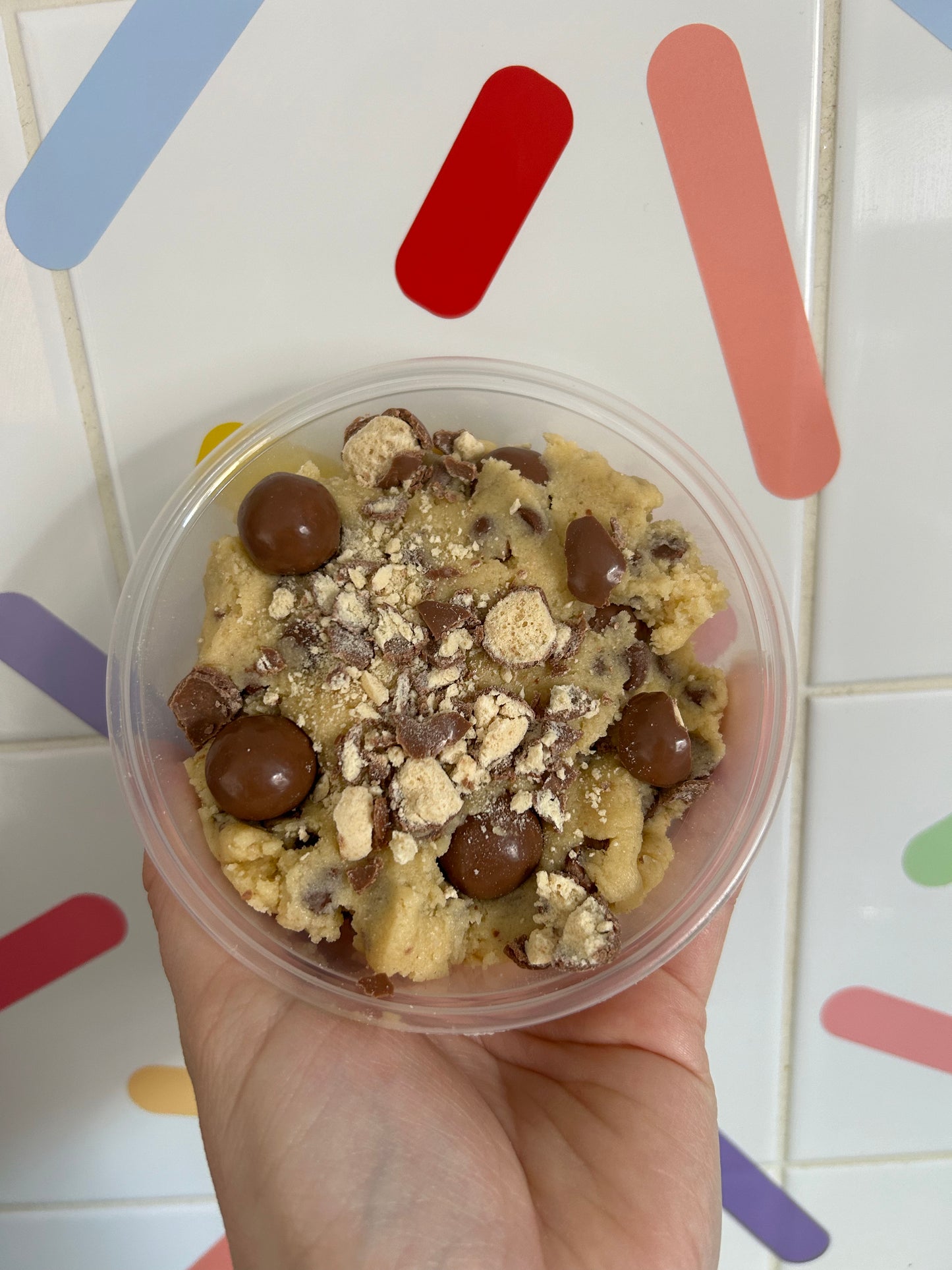 Edible loaded cookie dough