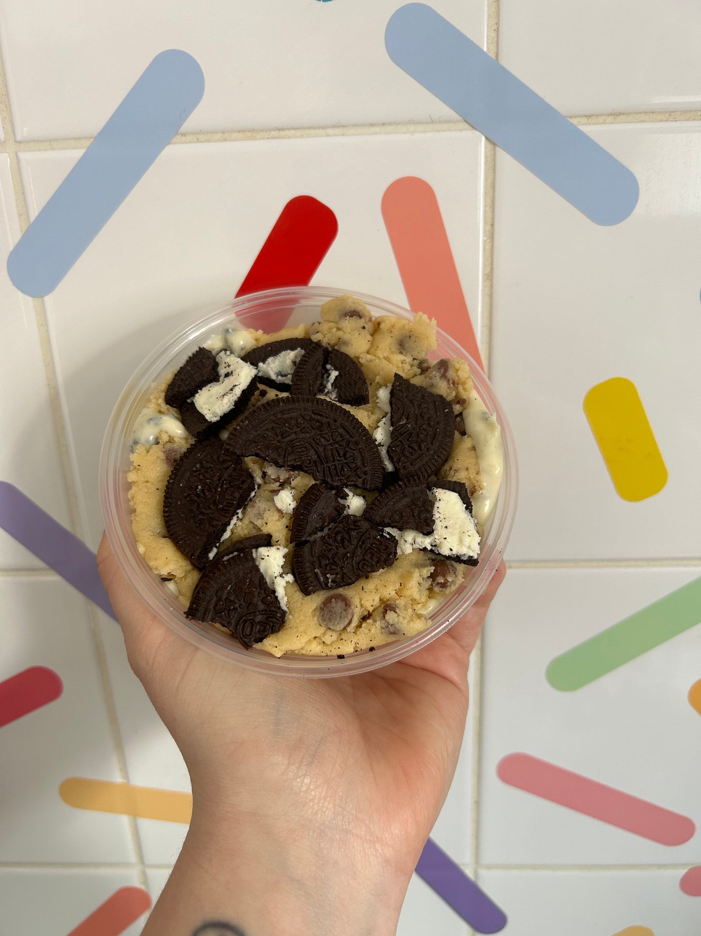 Edible loaded cookie dough