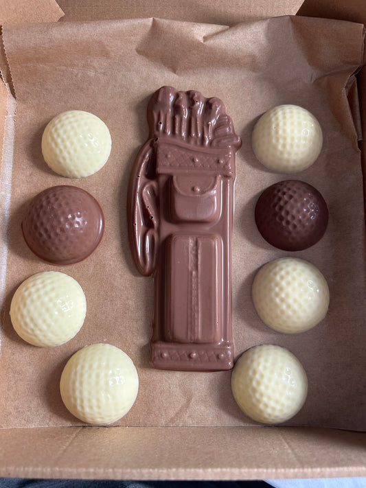 Golf chocolate set